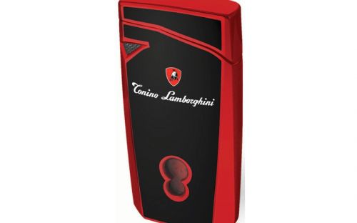 Feuerzeug Lamborghini Magione - schwarz/rot