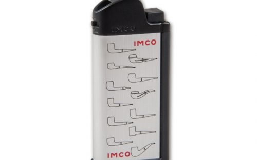 IMCO Pfeifenfeuerzeug mit Pfeifenmotive - Silber