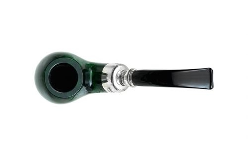 Peterson Pfeife Spigot Silver XL02 Green F-lip