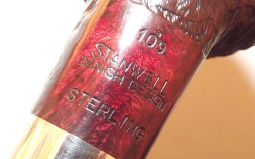 Stanwell Pfeife Sterling 109 Black Sand