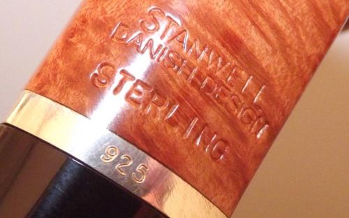 Stanwell Pfeife Sterling 182 Light Polish