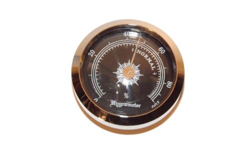 Hygrometer - 45/38 mm, silberfarbe
