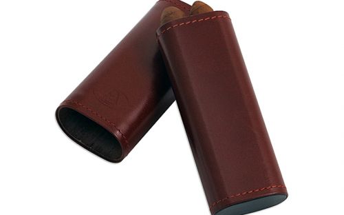 Zigarrenetui 2er - 12x4x2cm, braun