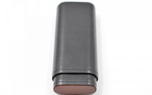 Zigarrenetui 3er - 17x6x2,5cm - schwarz