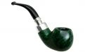 Peterson Pfeife Spigot Silver XL02 Green F-lip