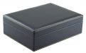 Humidor mit GeschenkSet - schwarz, spanischer Zeder, für 30 Zigarren - Achenty!