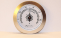 Hygrometer - 50/37 mm, silberfarbe