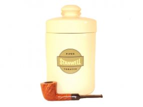 Stanwell Pfeife Light Polish + Tobacco Jar