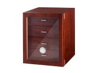 Humidorschrank - Braun, Glastür, spanischer Zeder, für 80 Zigarren