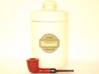Stanwell Pfeife Melange Brown Polish + Tobacco Jar